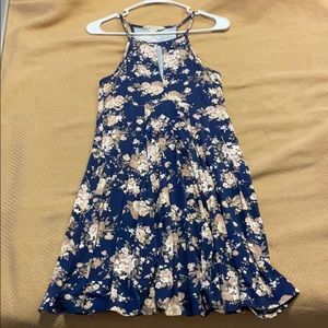 Super Soft Floral Halter Dress